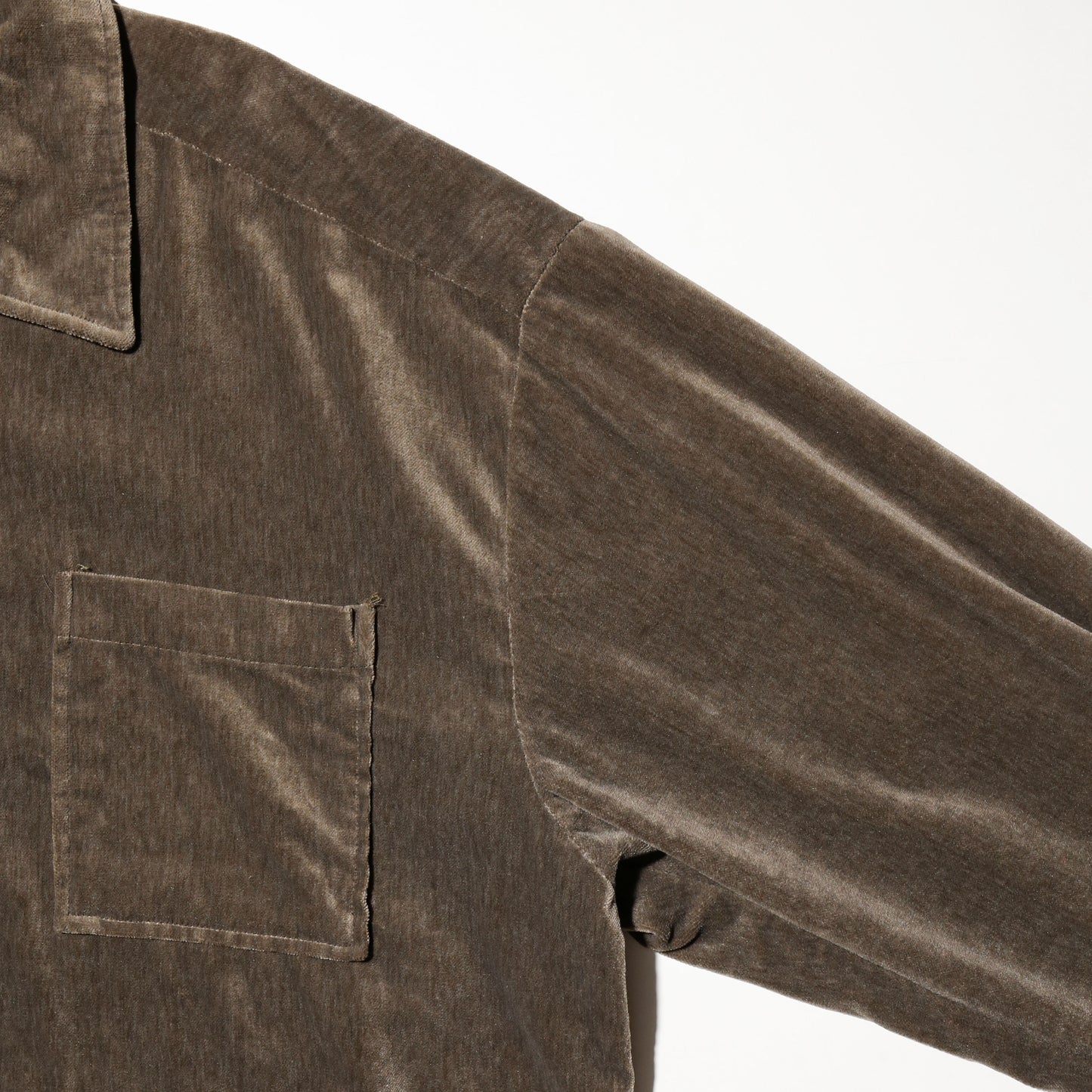 vintage smoky velvet shirt