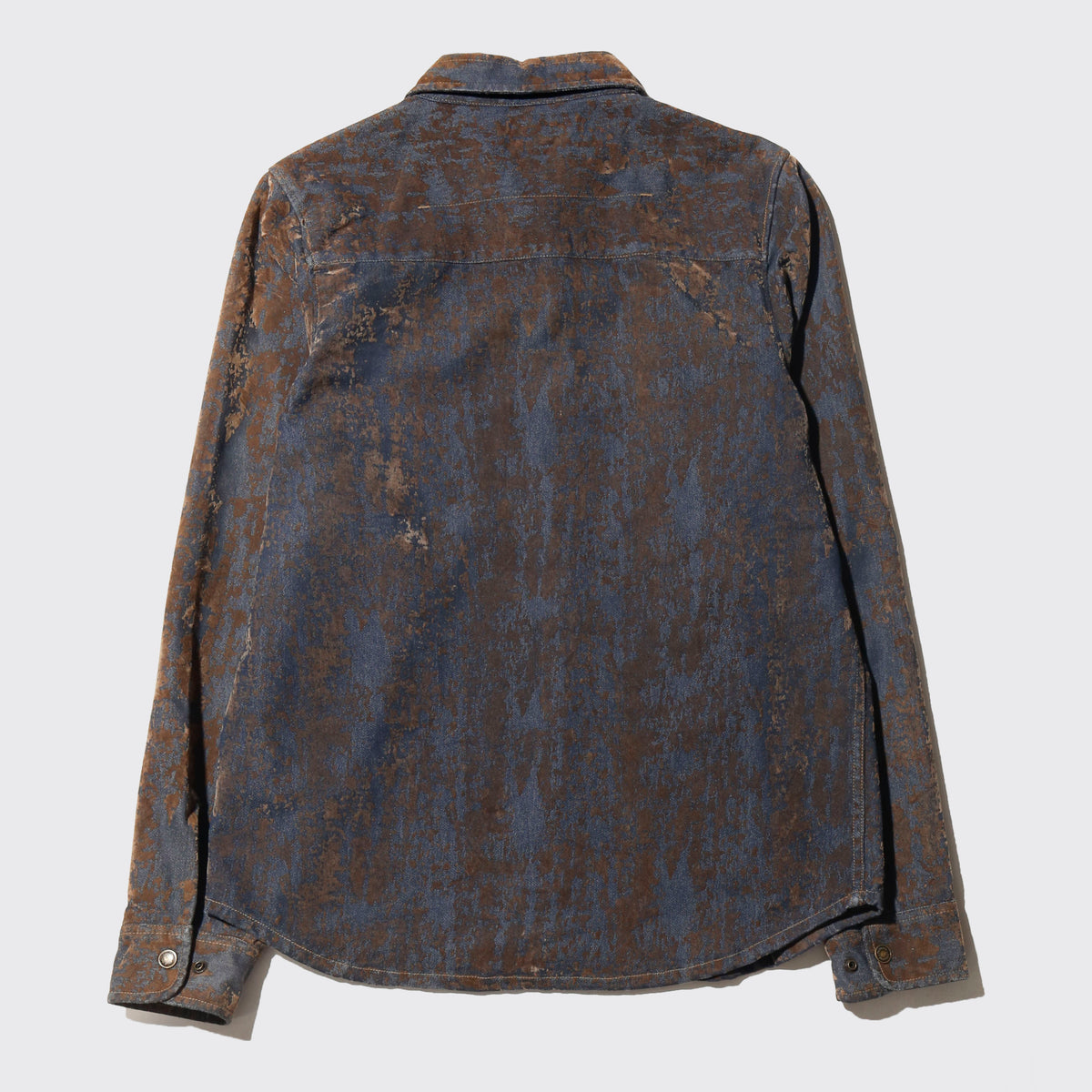 vintage dust flocky denim shirt