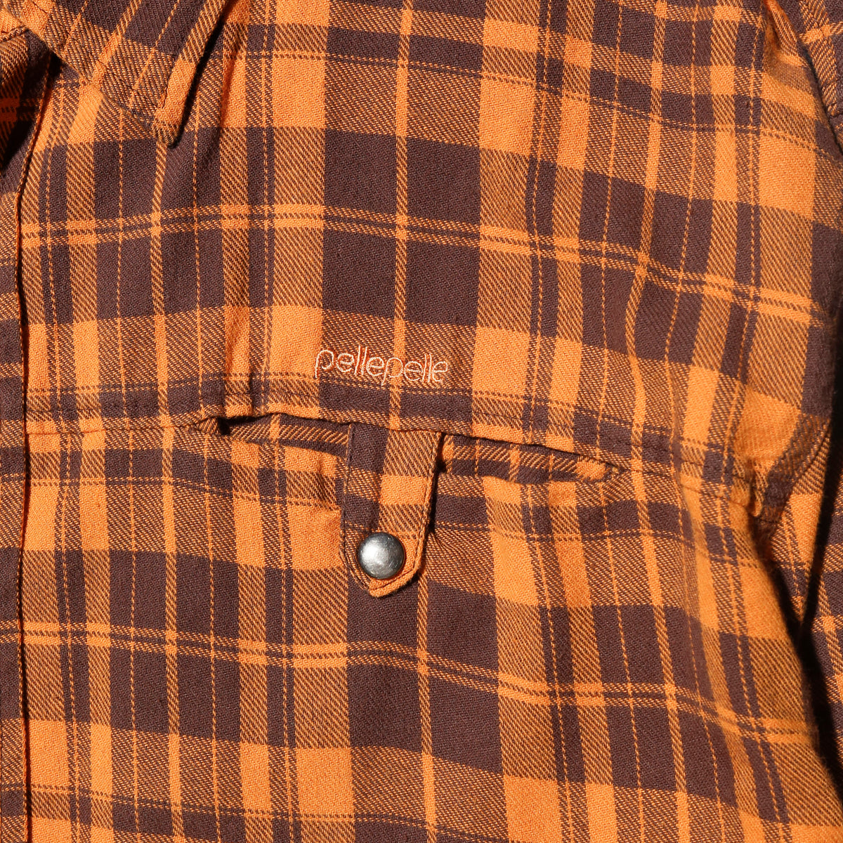 vintage pelle pelle 2p check shirt