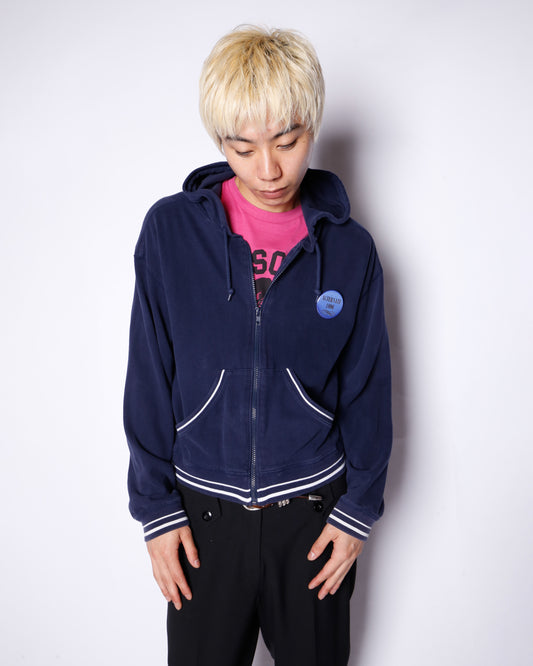 vintage "alternate1996" cropped truck hoodie