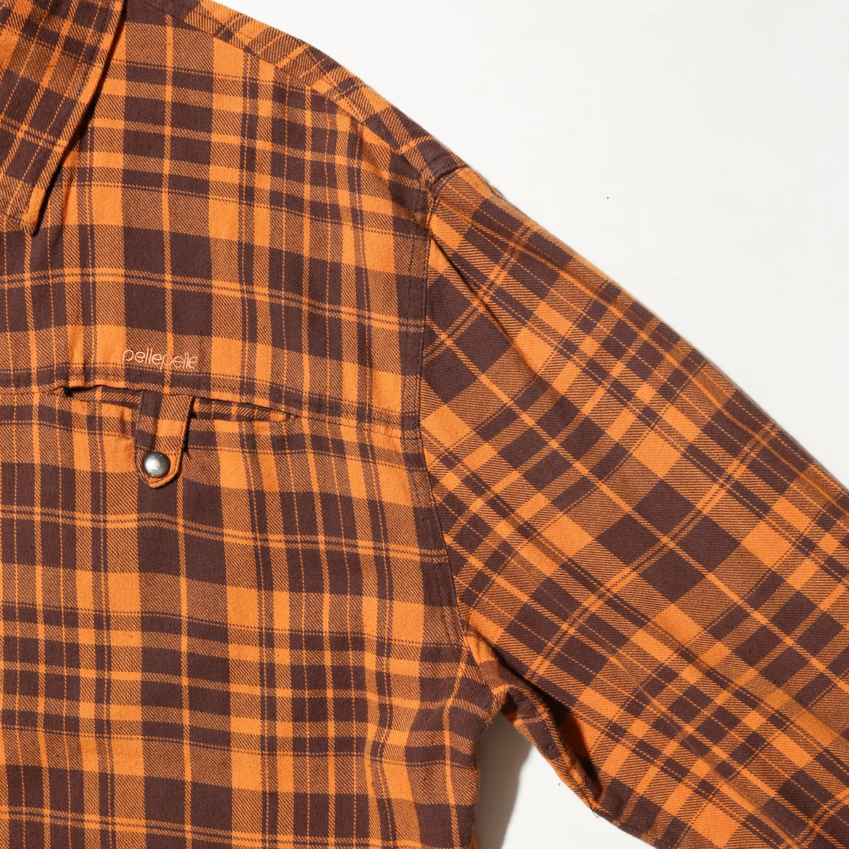 vintage pelle pelle 2p check shirt