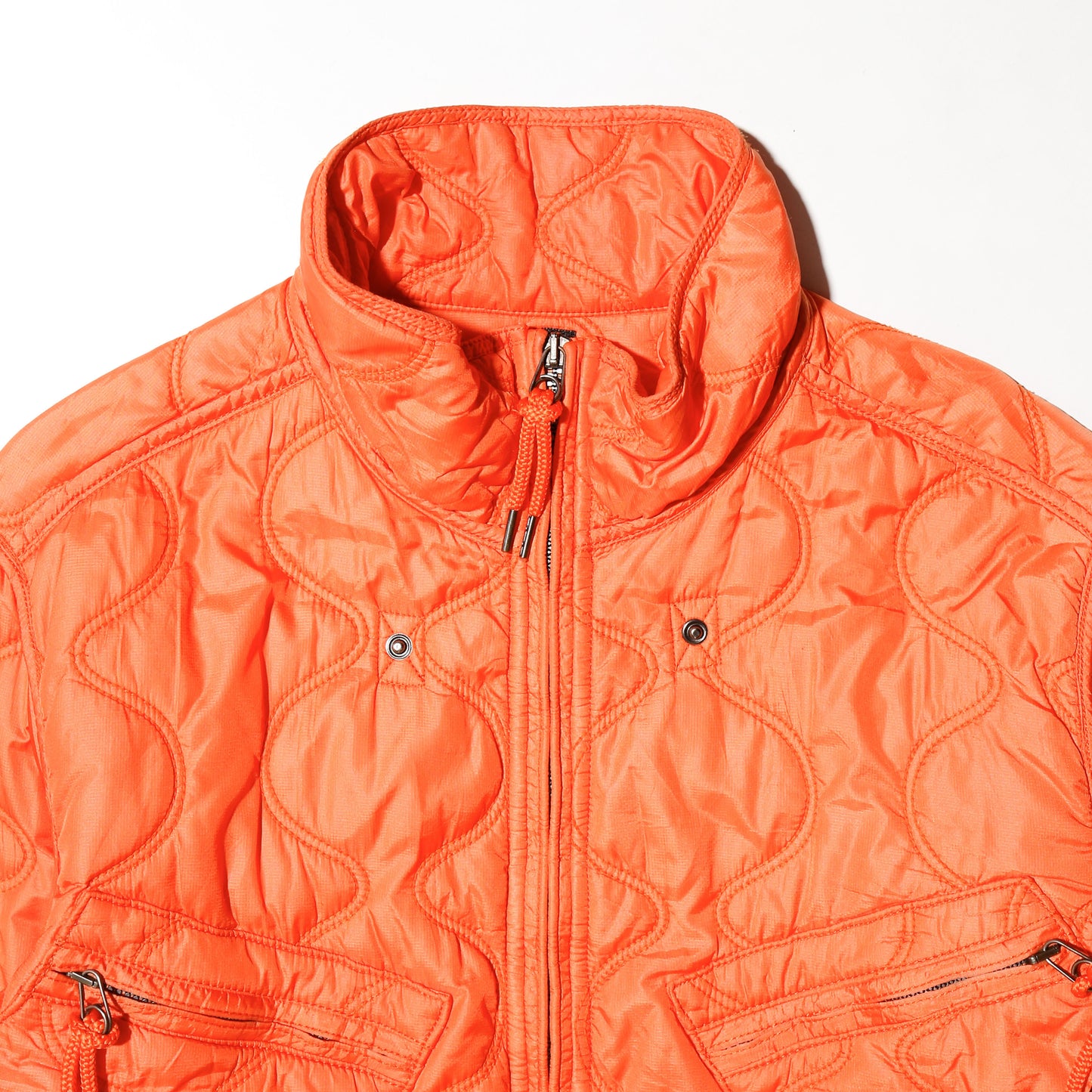 vintage onion quilted techno jacket