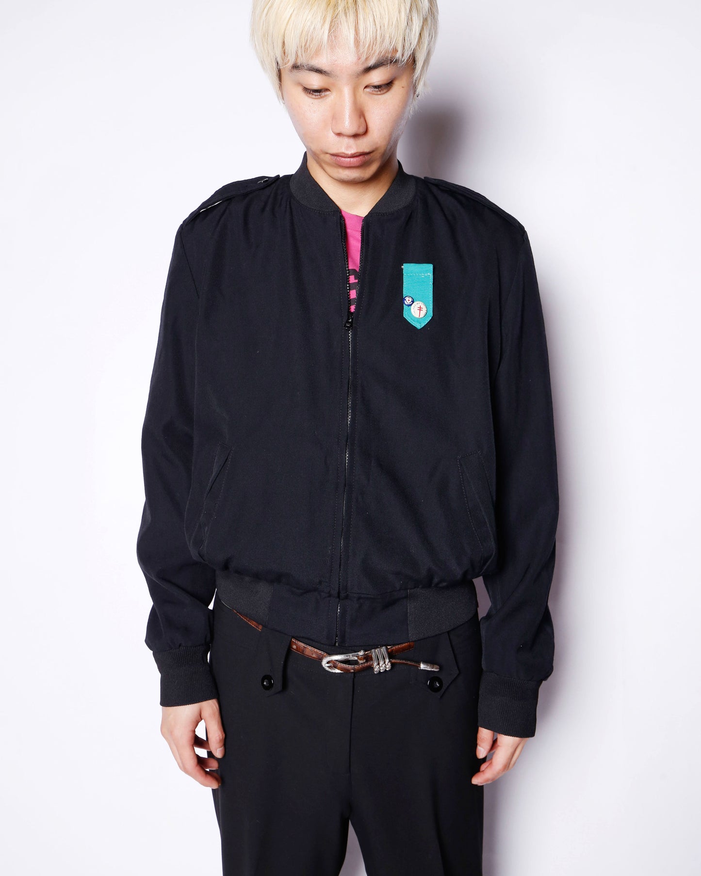 vintage custom twill aviator jacket
