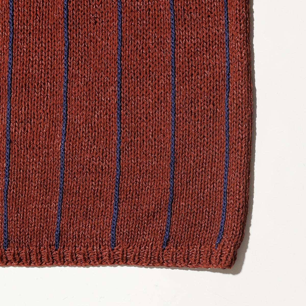 vintage stripe hand knit vest