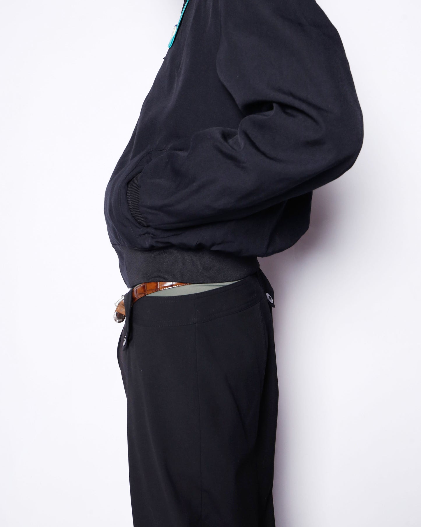 vintage custom twill aviator jacket