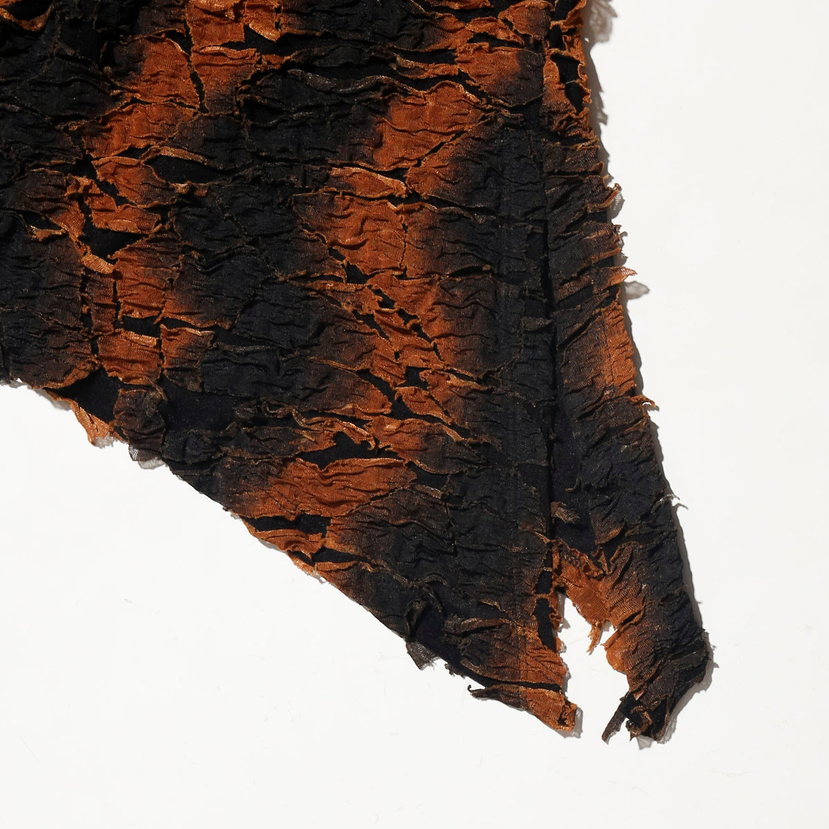 vintage asymmetry distressed cut sew