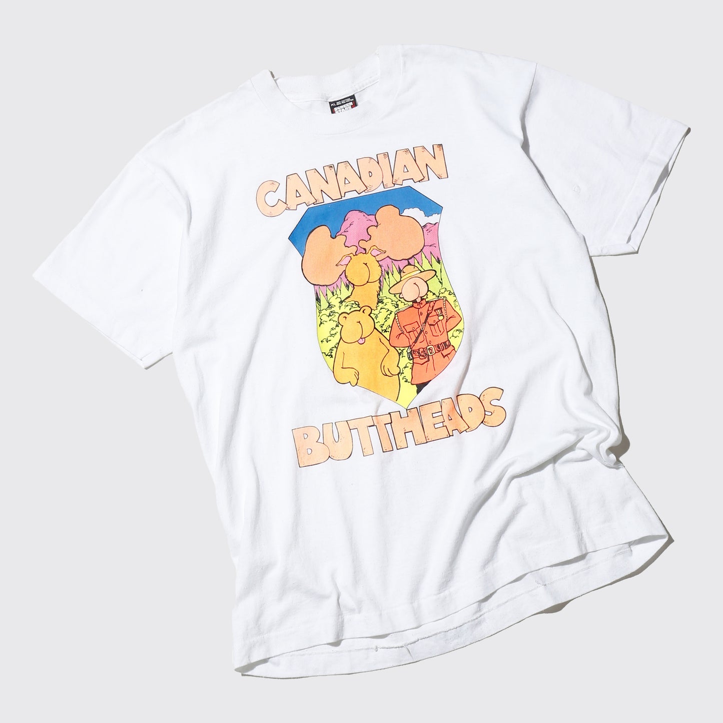vintage 90s "canadian buttheads" vacation t-shirt