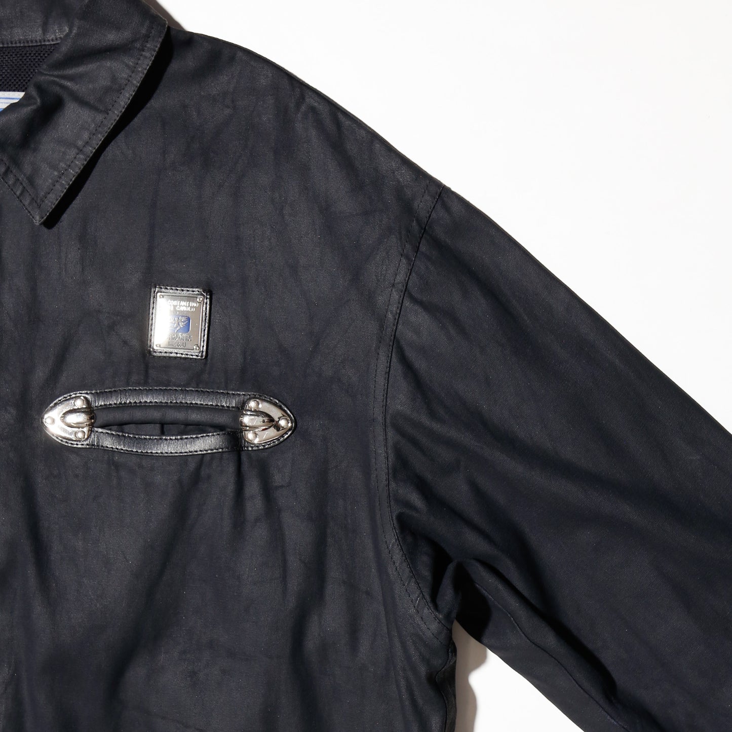 vintage piero guidi waxed jacket