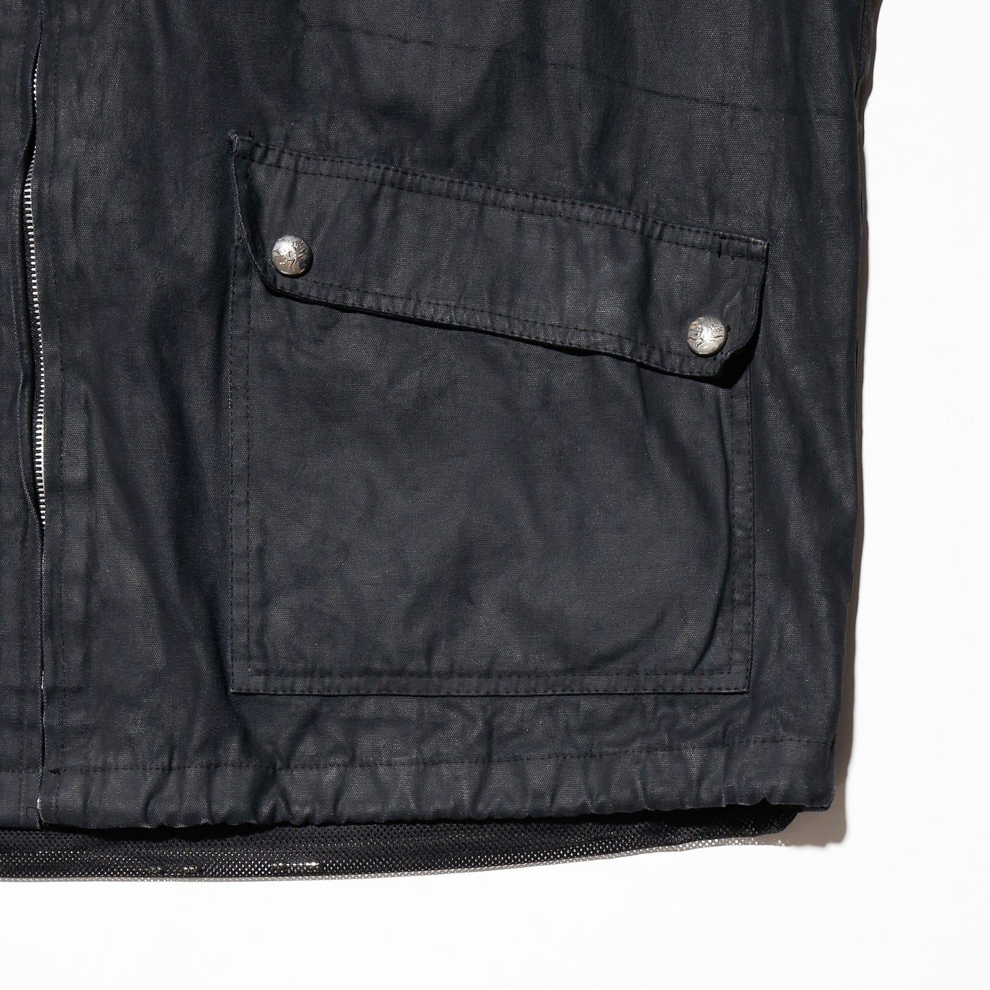 vintage piero guidi waxed jacket