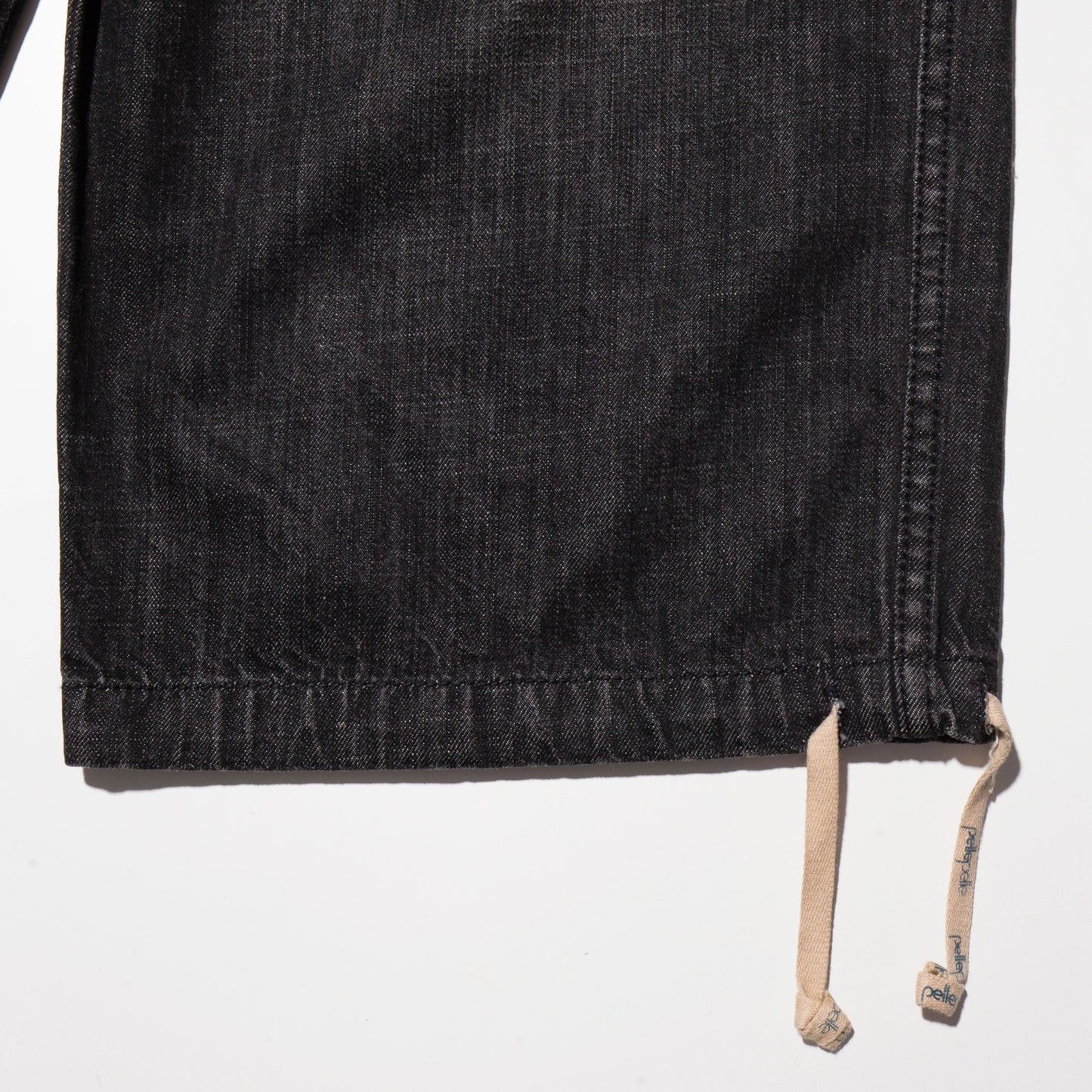 vintage pelle pelle fade cropped baggy shorts