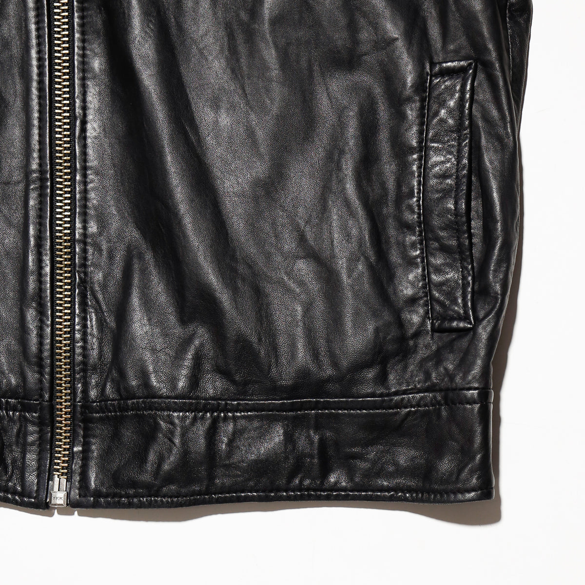 vintage 08ss allsaints field leather jacket