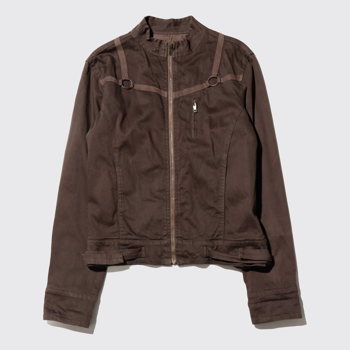 vintage cropped parachute jacket