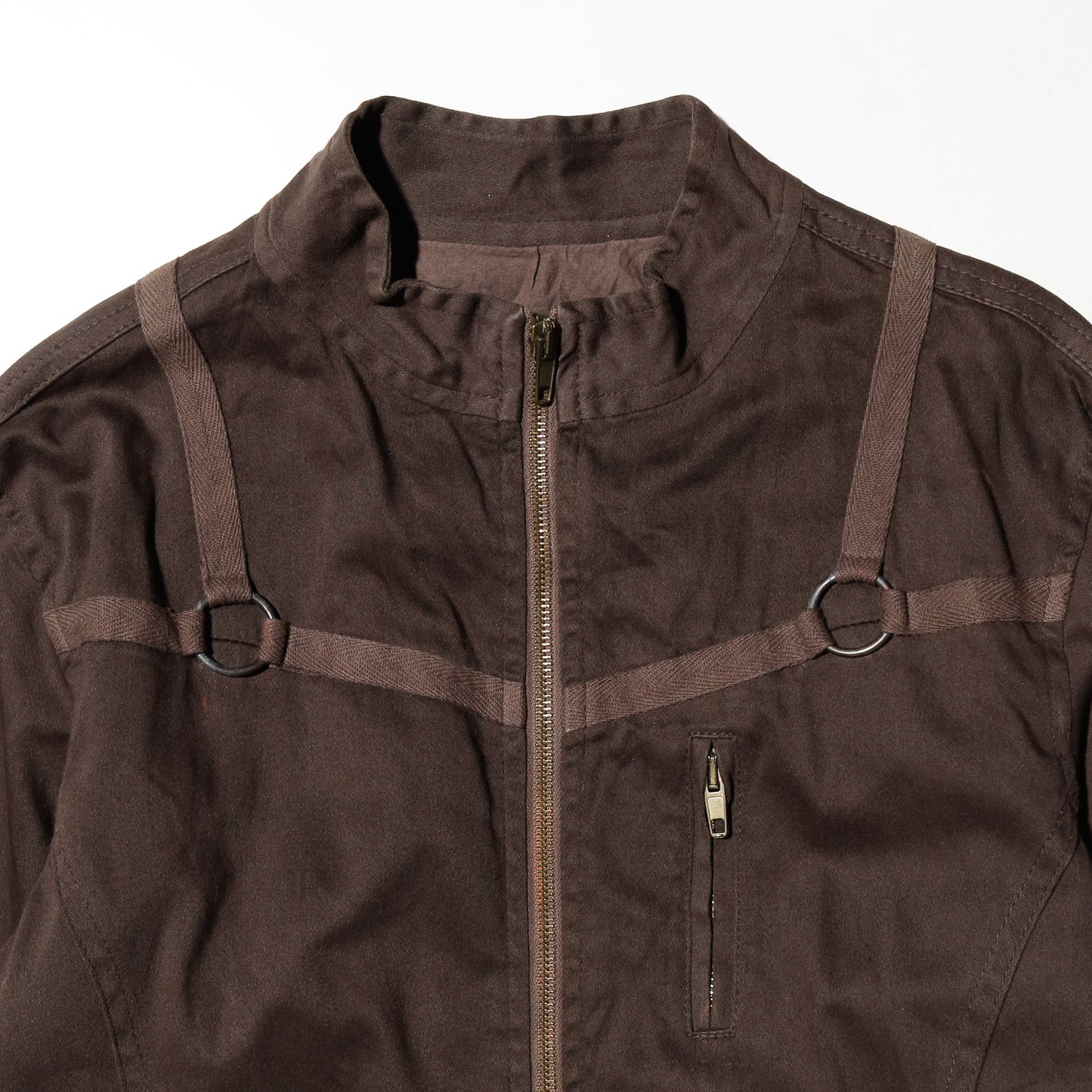 vintage cropped parachute jacket