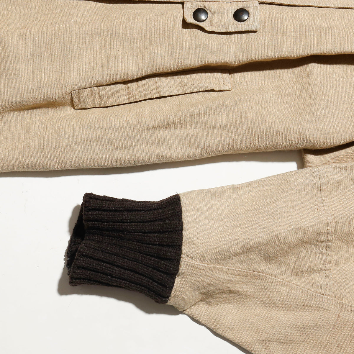 vintage tan fabric phantom coat