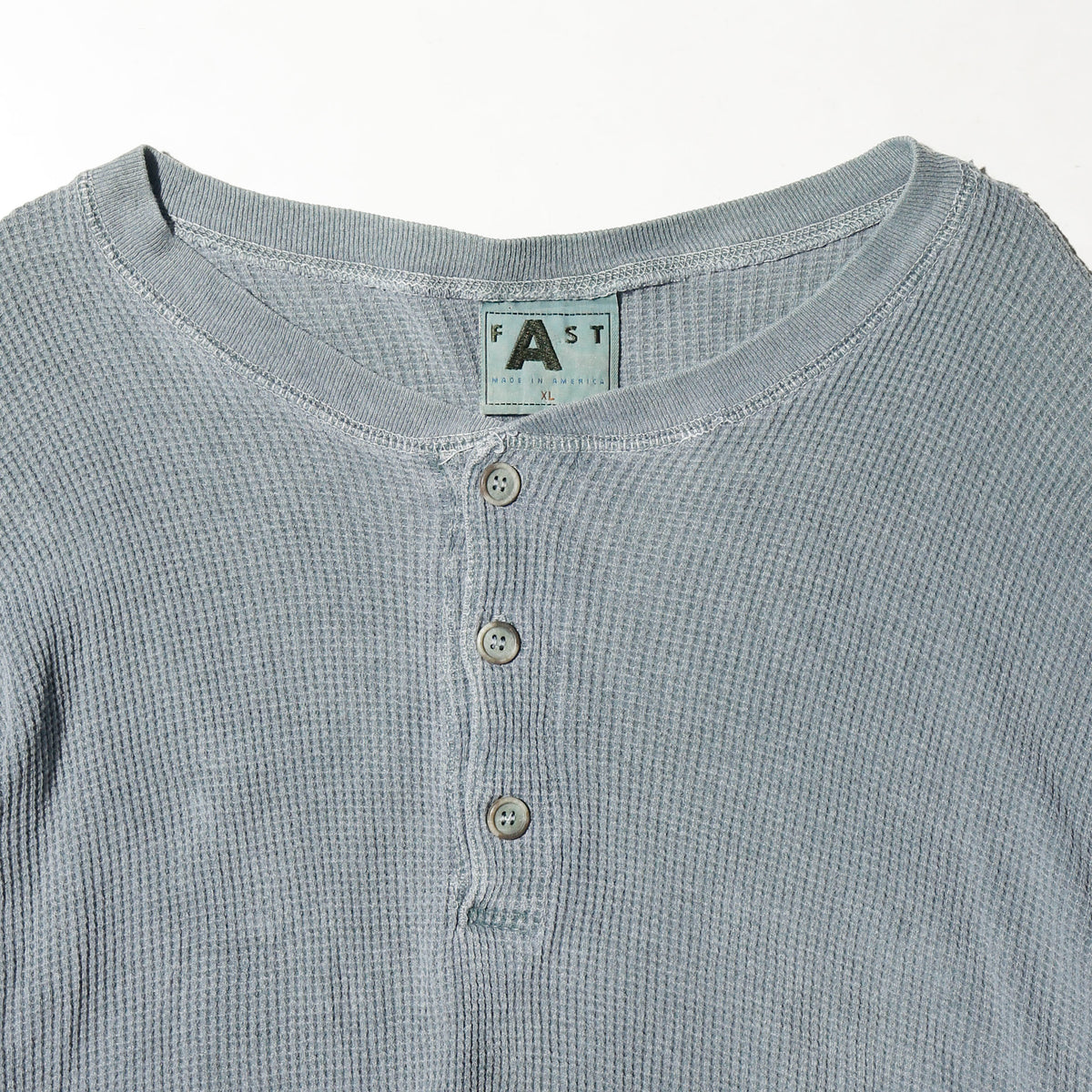 *one-off broken henry neck thermal cut sew