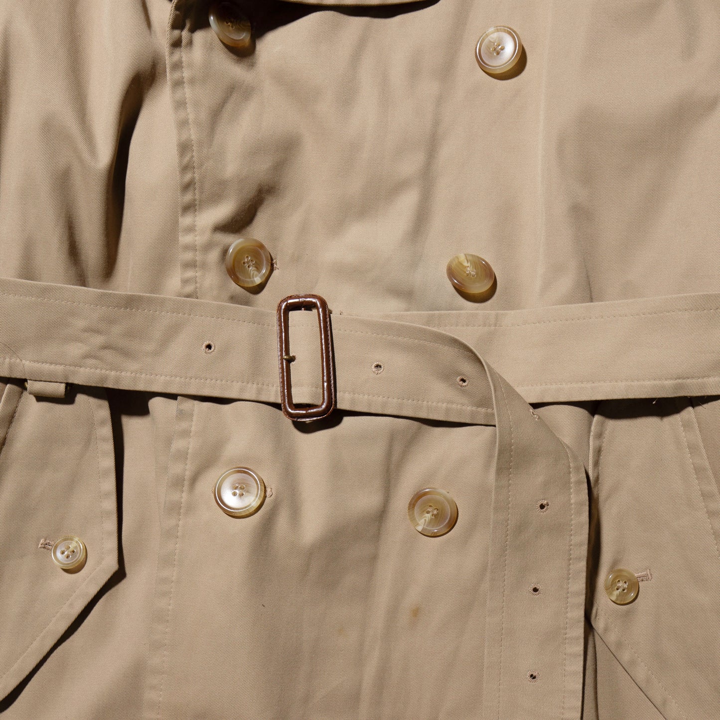 vintage chaps ralph lauren trench coat , detachable collar/liner