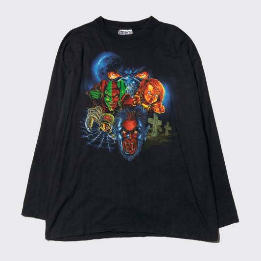 vintage 1996's thunderdome "dance or die!!!" l/s