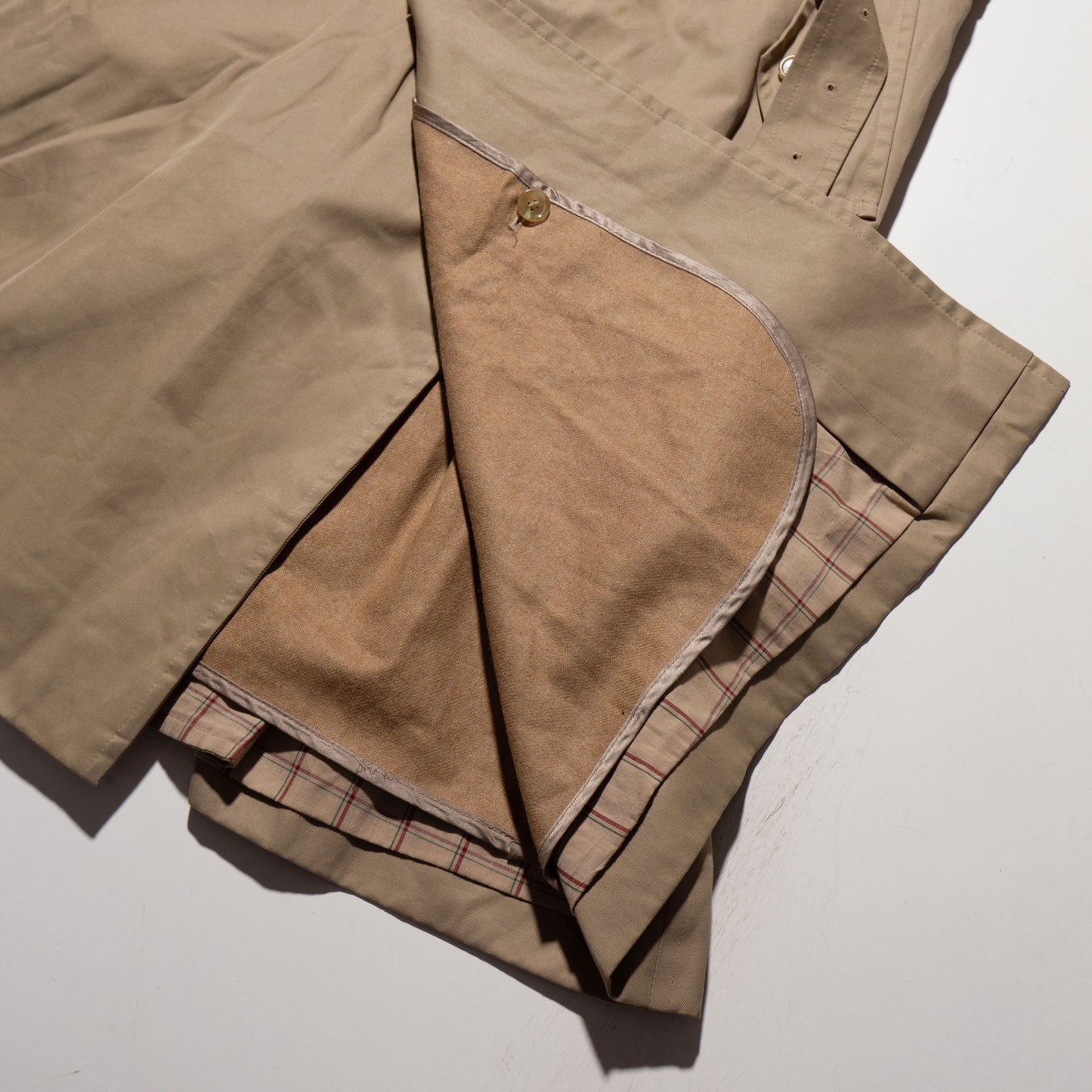vintage chaps ralph lauren trench coat , detachable collar/liner