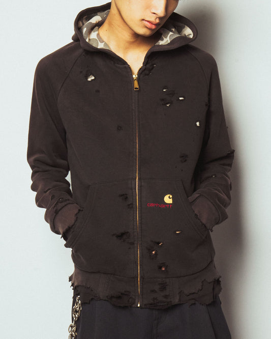 vintage 90's carhartt broken sweat active jacket