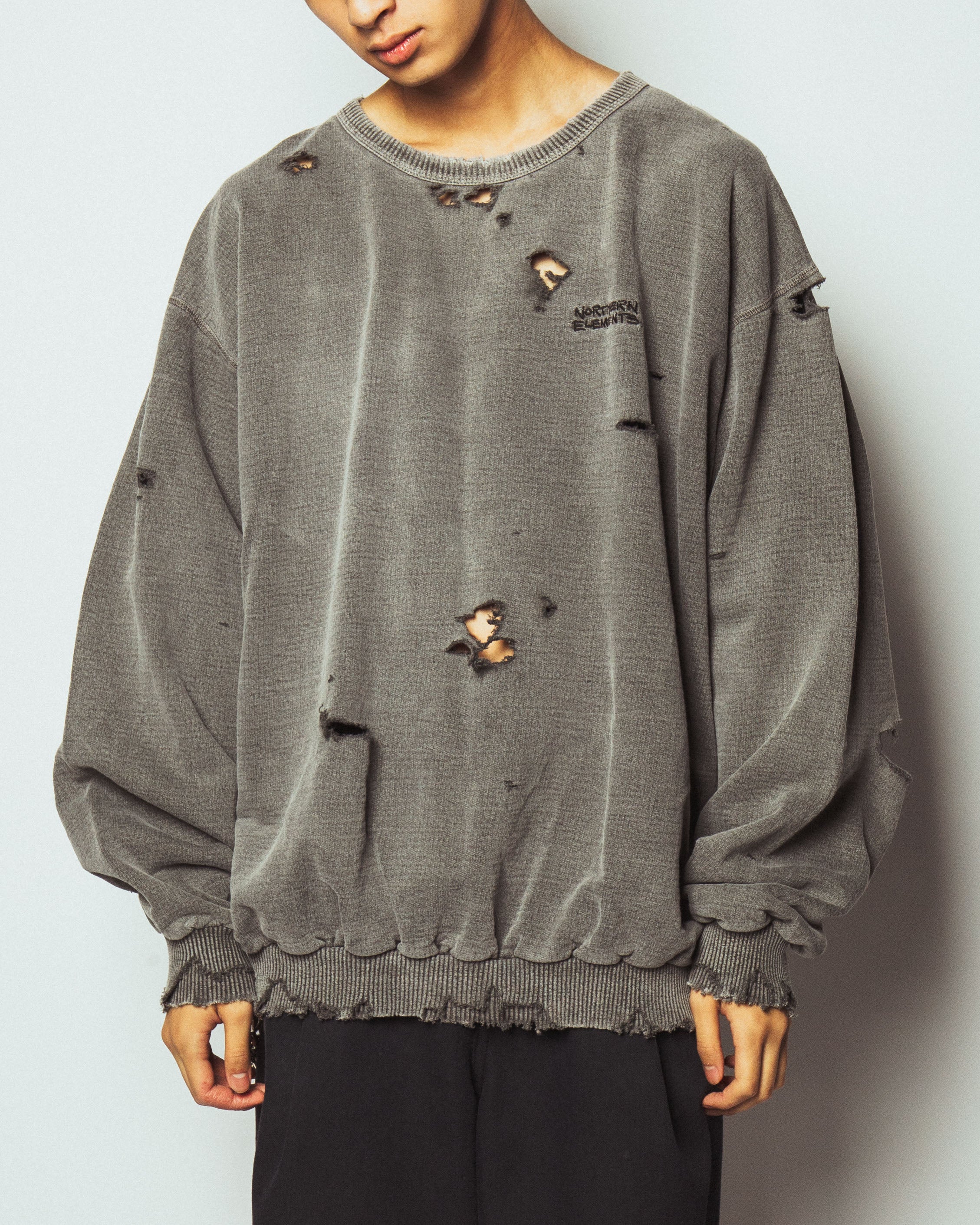 NOILL - vintage remake sweat noil REMAKE INSIDEOUT REVERSIBLE SWEAT