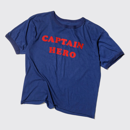 vintage 70's captain hero ringer t-shirt