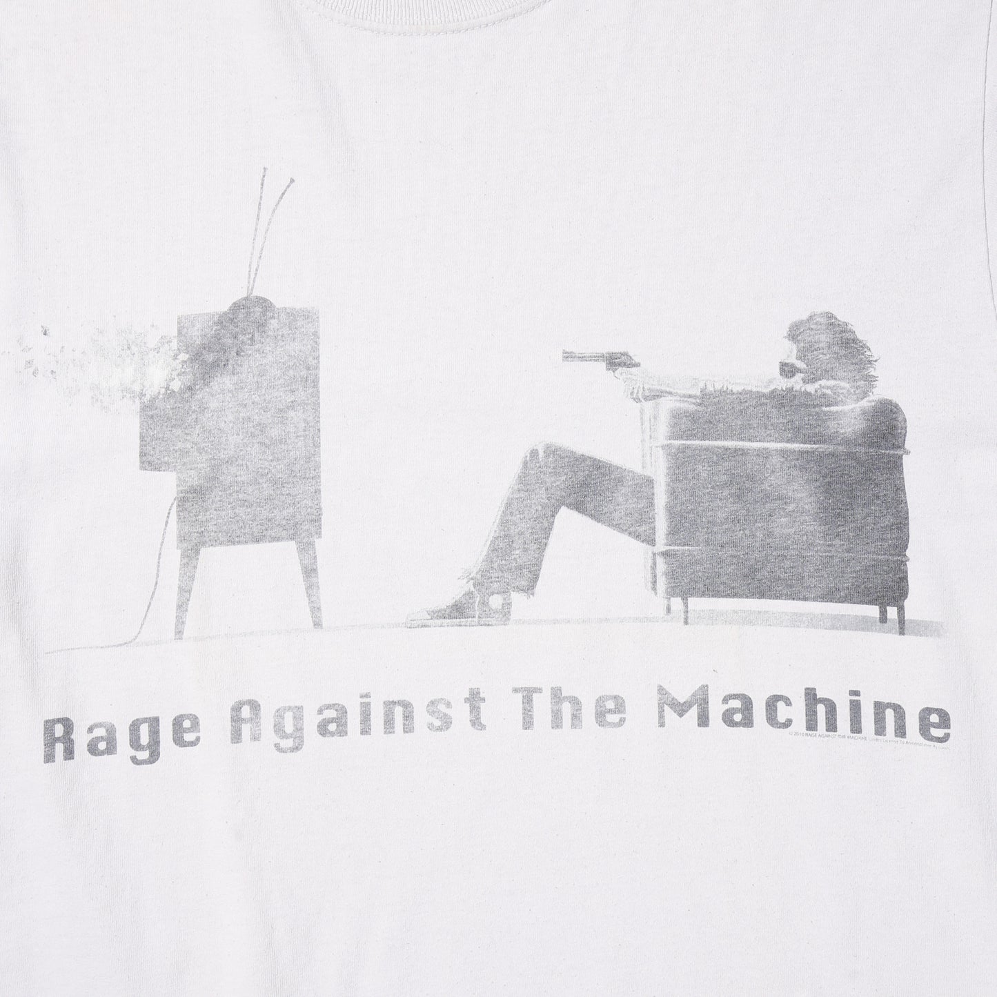 vintage 2014's Rage Agains The Machie maxell parody t-shirt