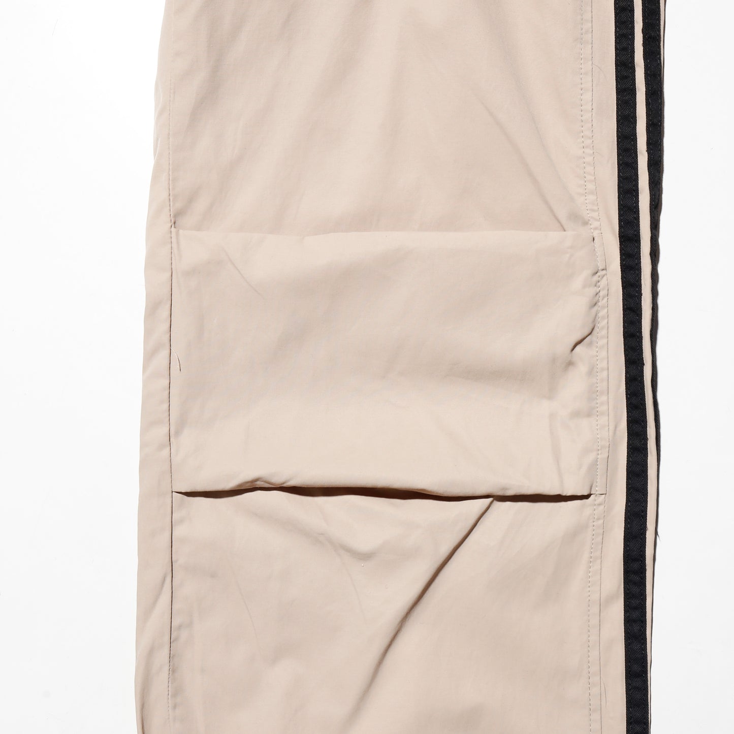 vintage euro side line nylon cargo trousers