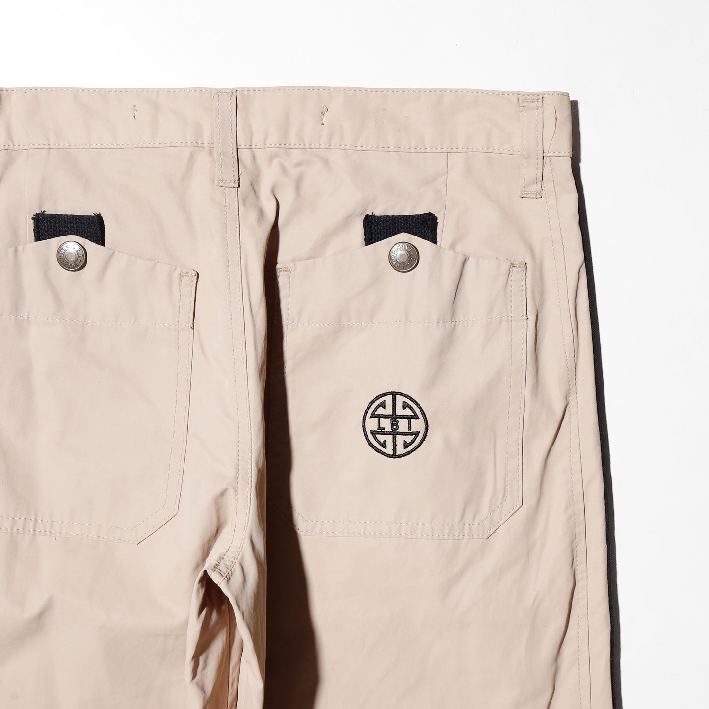 vintage euro side line nylon cargo trousers