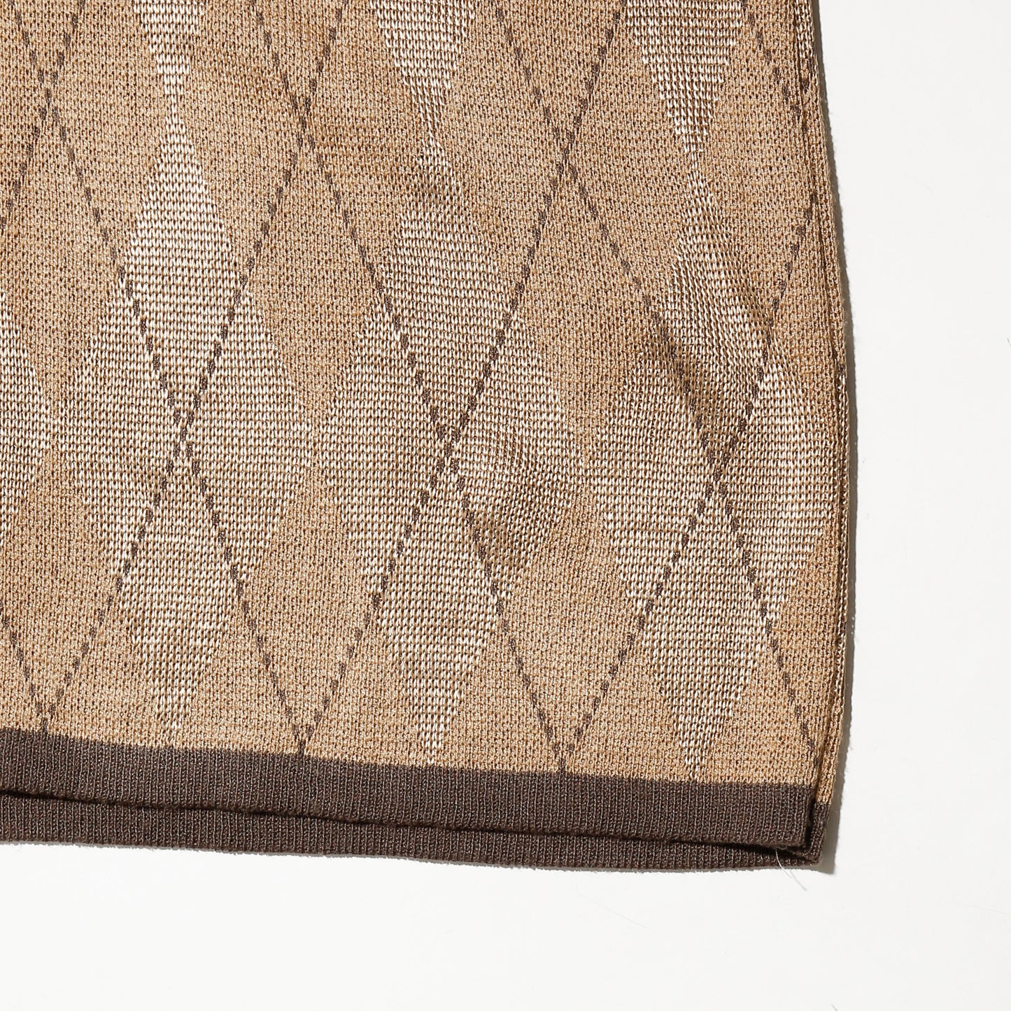 vintage argyle knit h/s