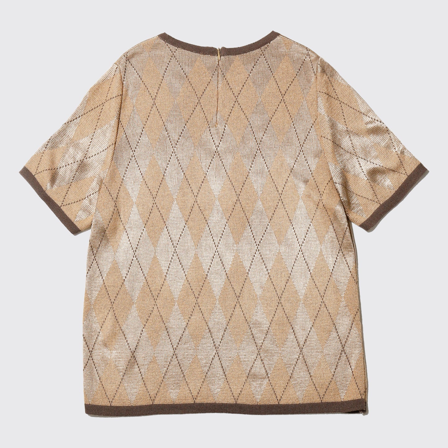 vintage argyle knit h/s