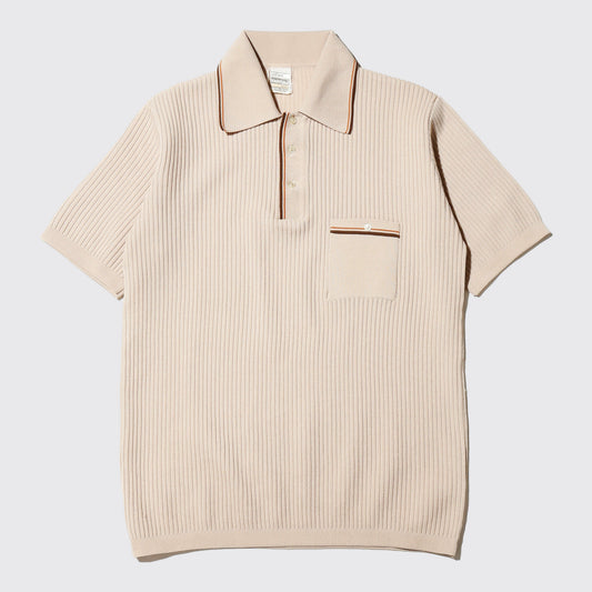 vintage 70's euro knit polo h/s
