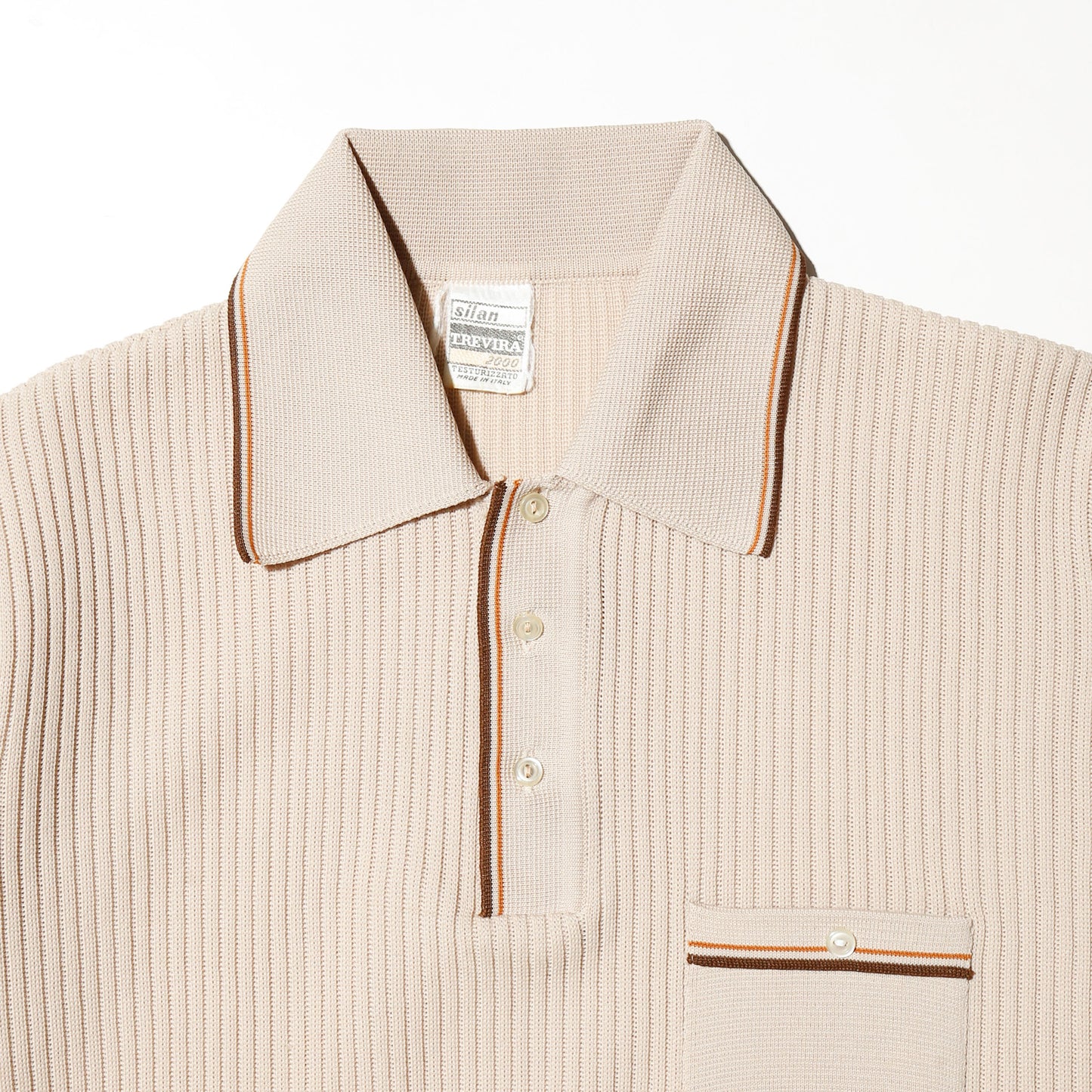 vintage 70's euro knit polo h/s