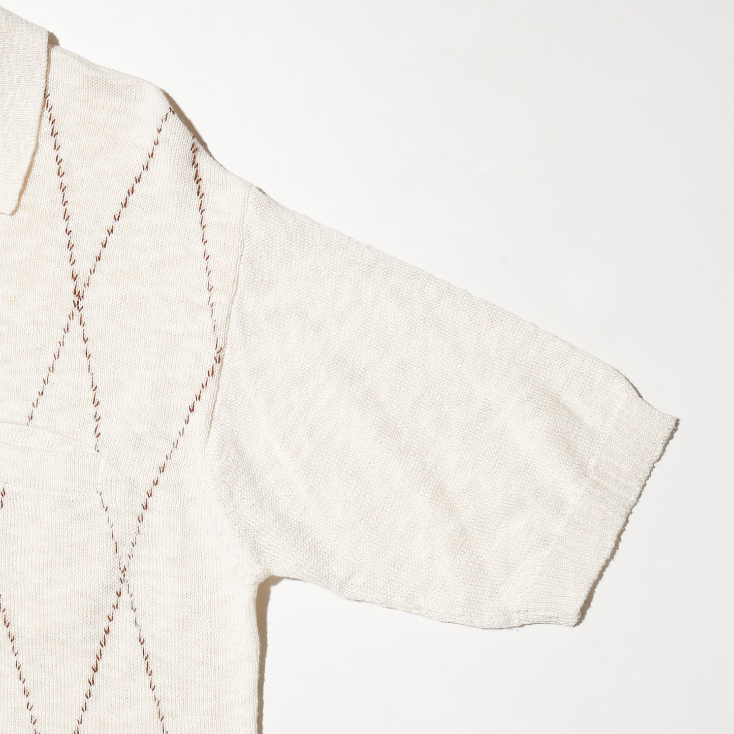 vintage euro dia knit polo h/s
