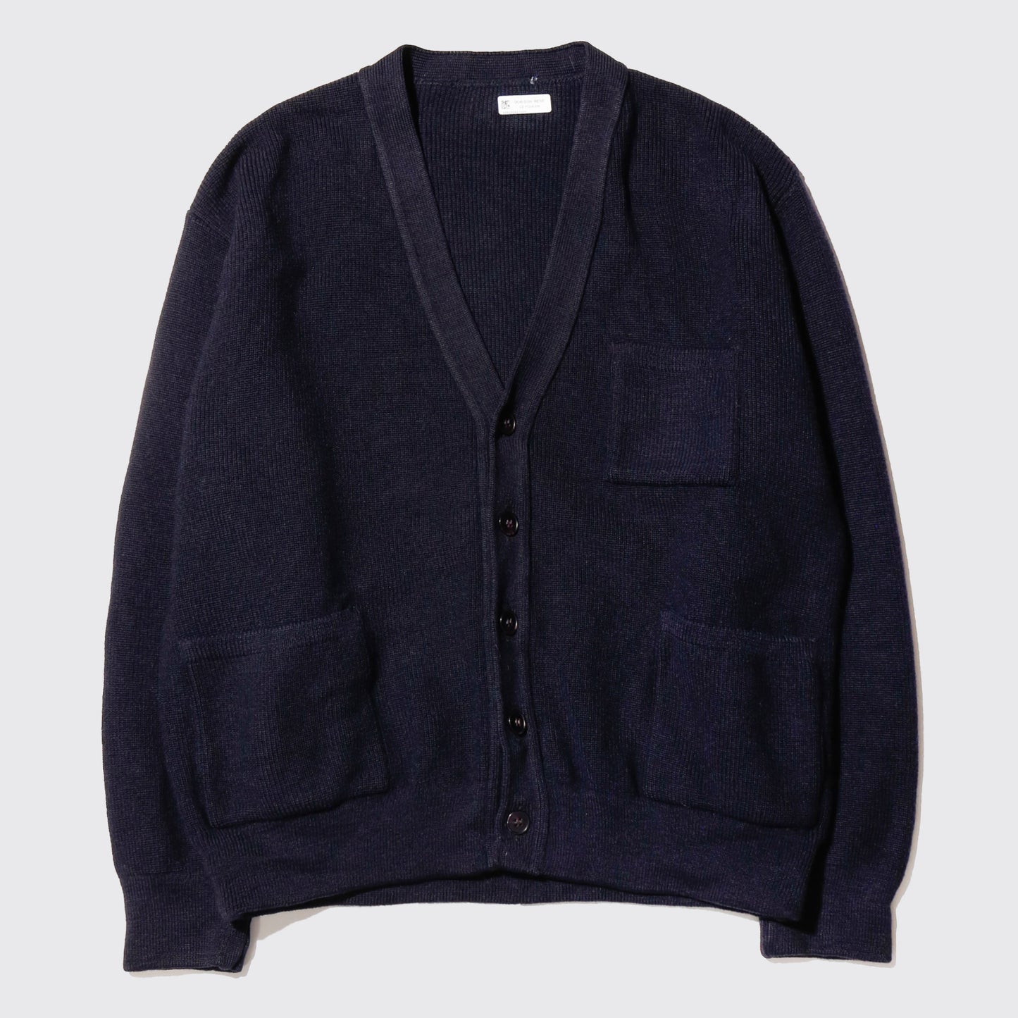 vintage cropped high gauge cardigan