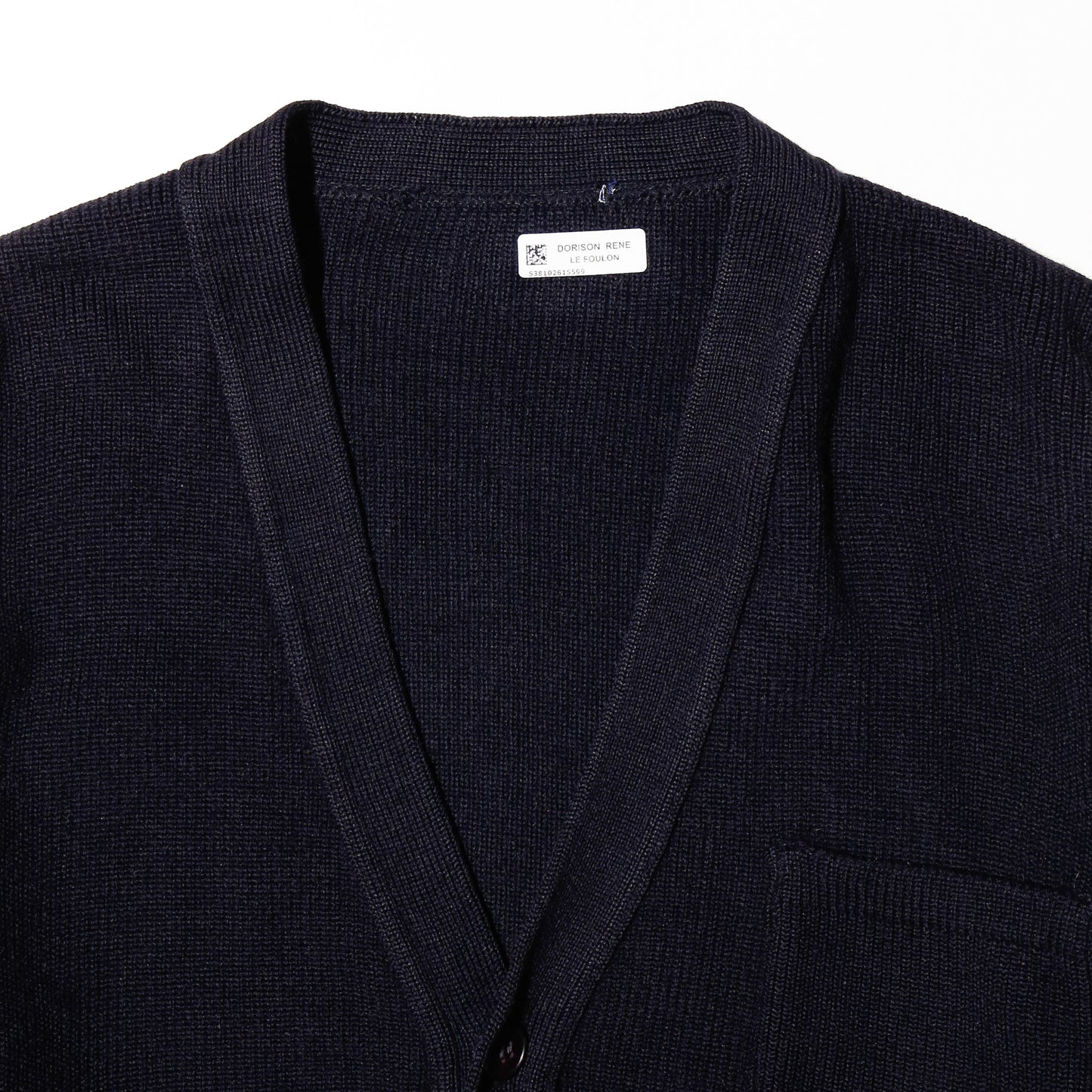 vintage cropped high gauge cardigan