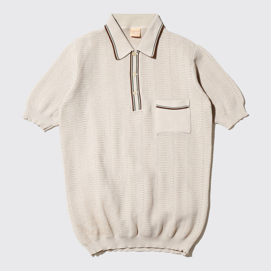 vintage euro knit polo h/s