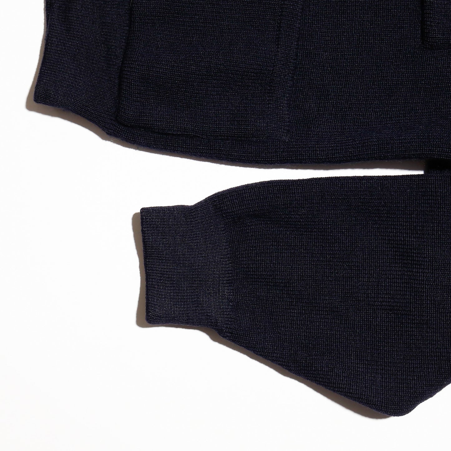 vintage cropped high gauge cardigan