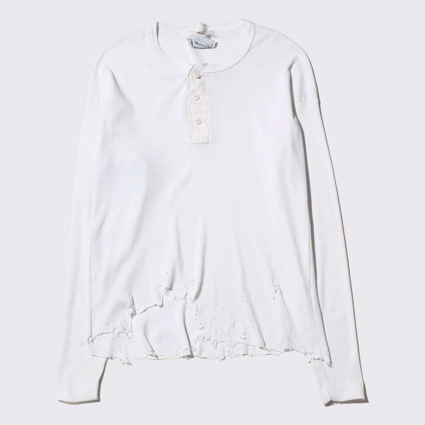 *one-off broken henry neck cut sew