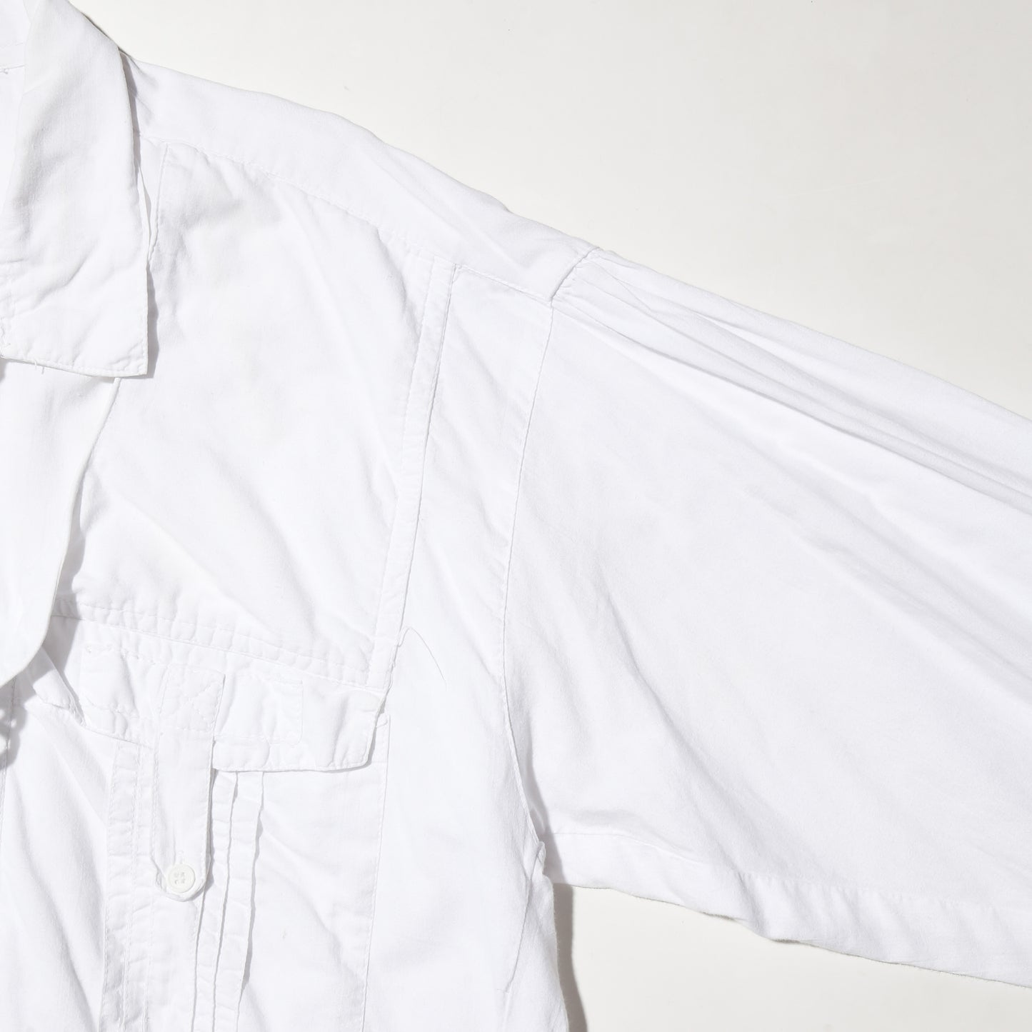 vintage flap cotton shirt pullover