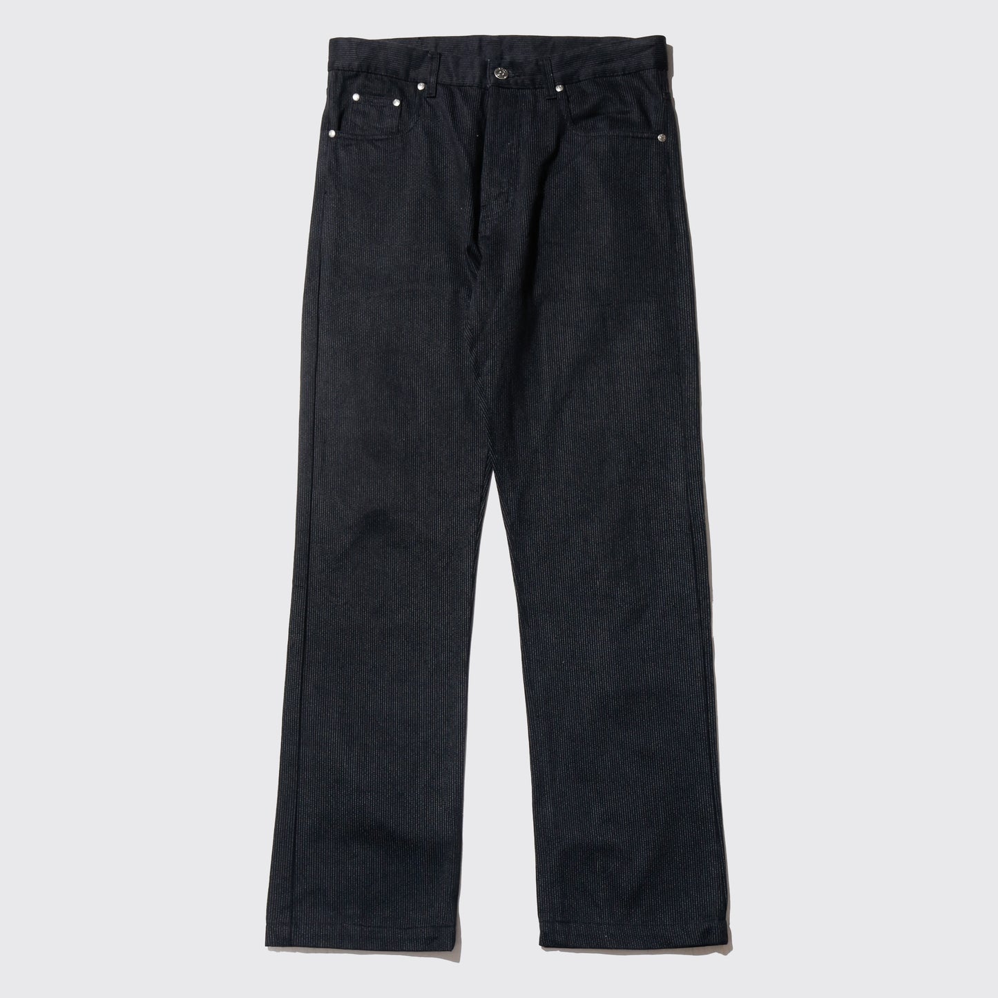 vintage stripe 5p straight trousers