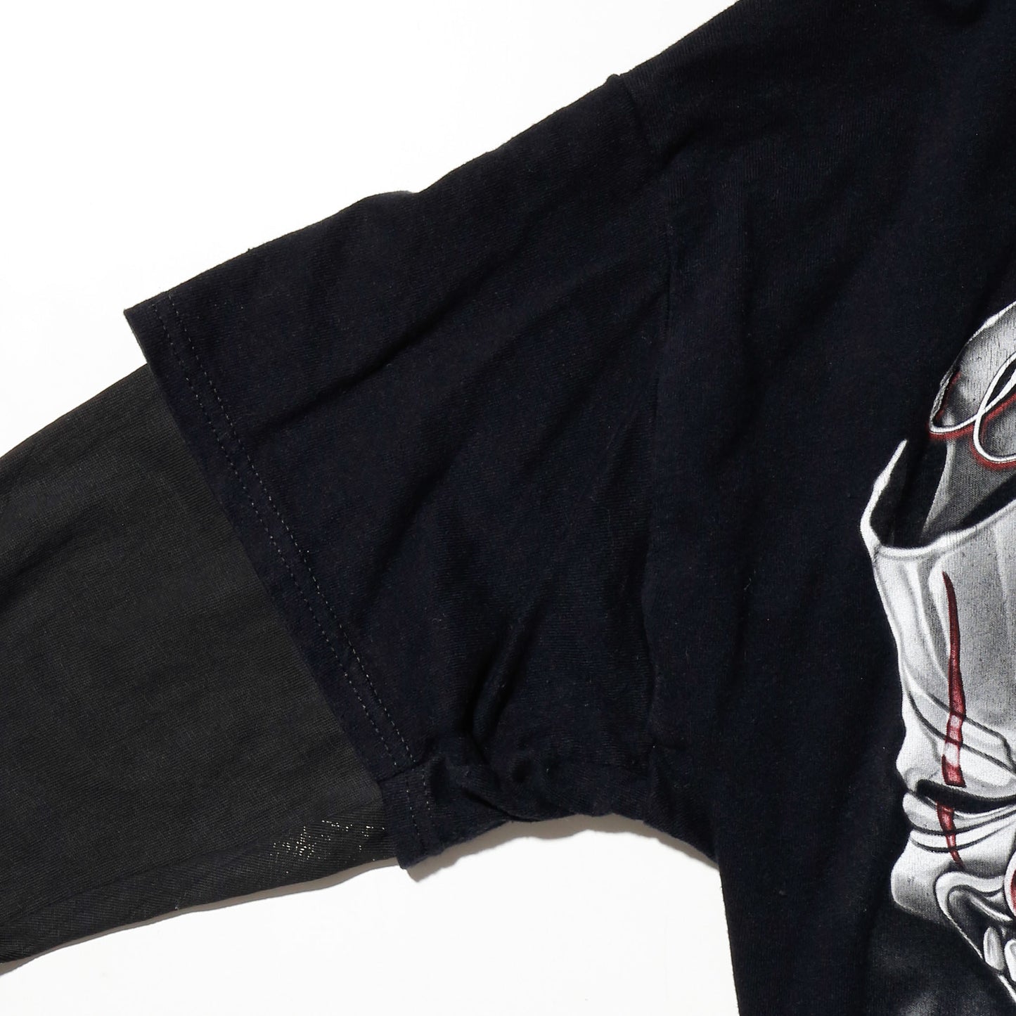 *one-off hybrid hooded cut sew, with detachable gloves