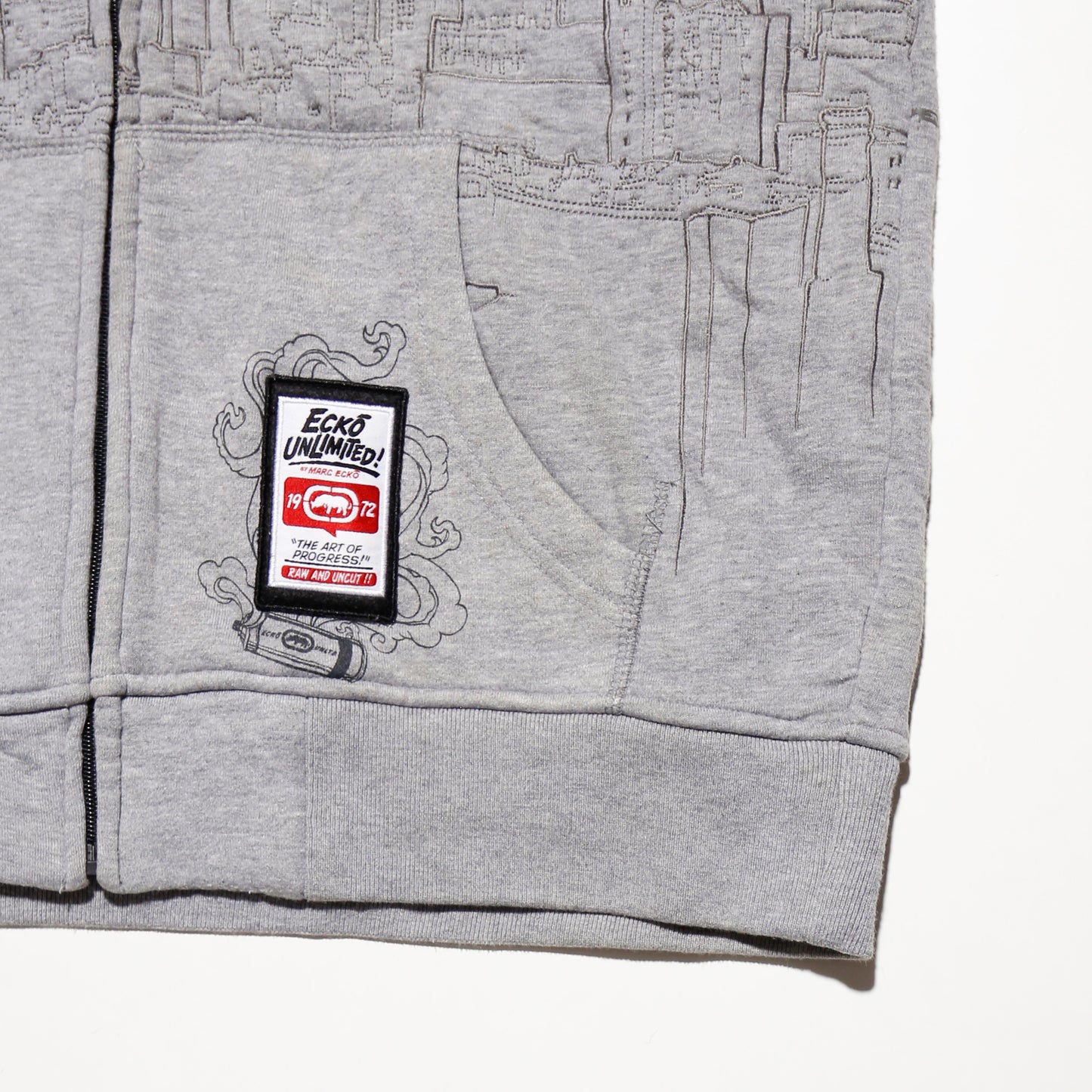 vintage Ecko unltd. "the art of progress" hoodie