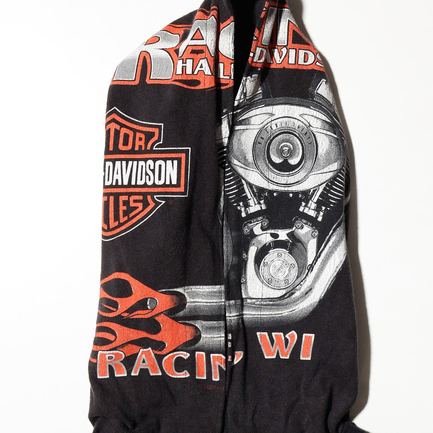 *one-off hybrid hooded cut sew, with detachable gloves