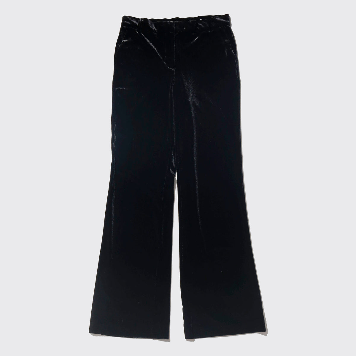 vintage velour flare slacks