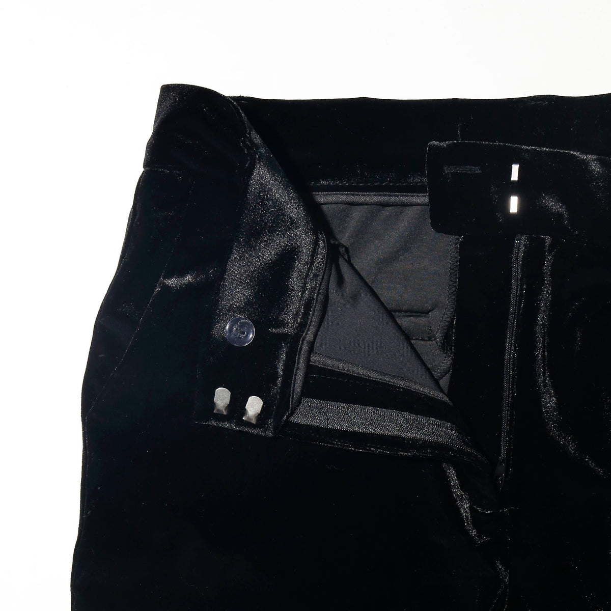 vintage velour flare slacks