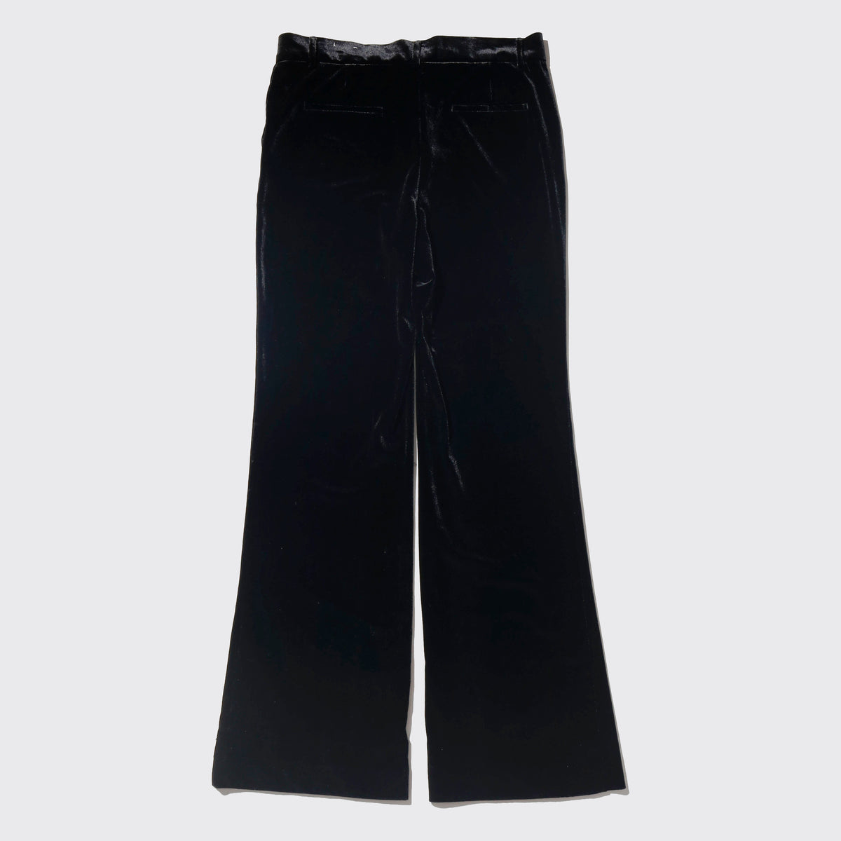 vintage velour flare slacks