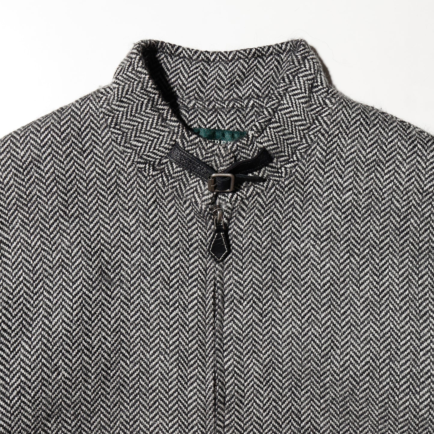 vintage lauren ralph lauren chin strap herringbone jacket