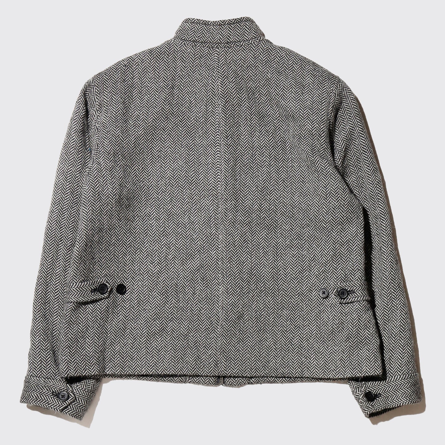 vintage lauren ralph lauren chin strap herringbone jacket