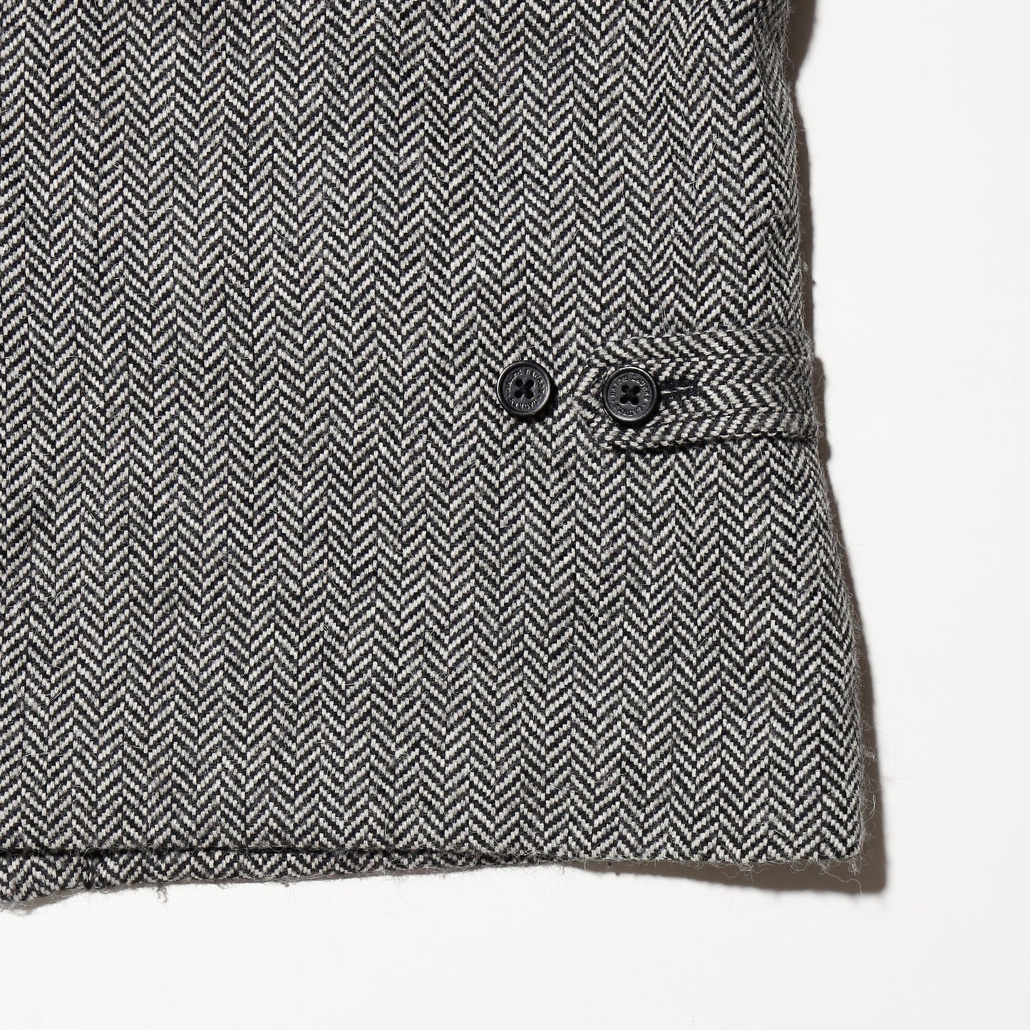 vintage lauren ralph lauren chin strap herringbone jacket