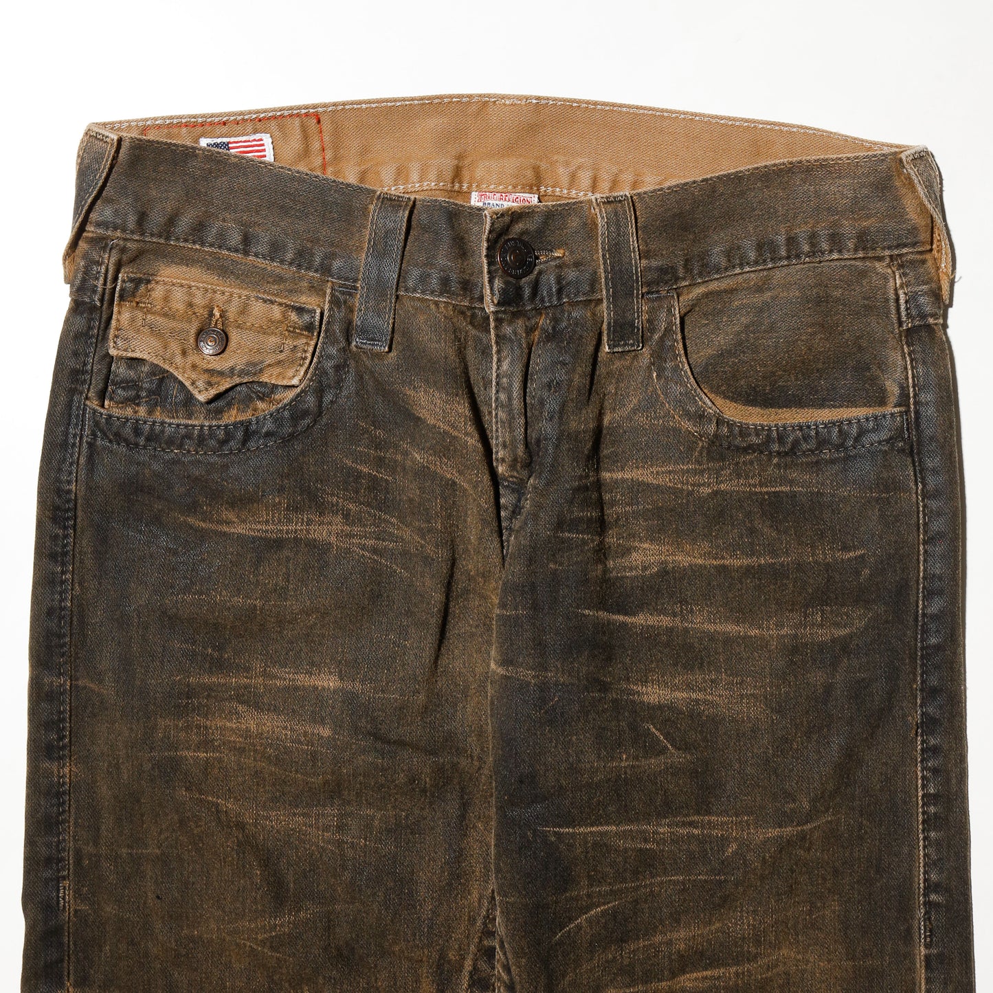 vintage 00's true religion ricky dust jeans